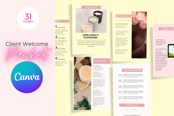 Download Yellow Client Welcome Packet Template - Client welcome packet Collection
