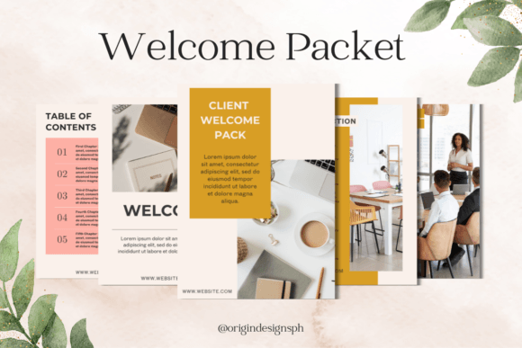Download Canva Template Client Welcome Packet - Premium Resources