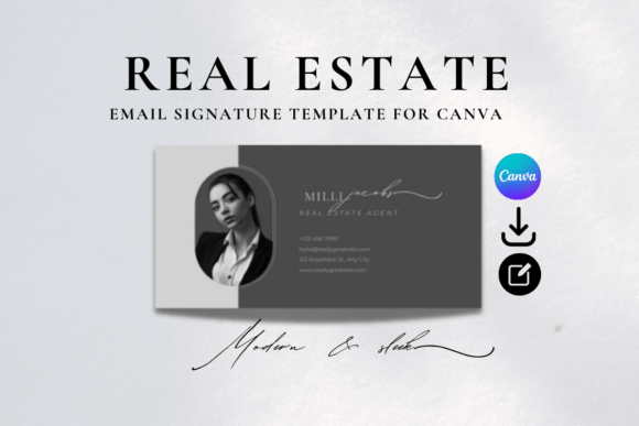 Download Real Estate Email Signature Template - Estate Collection