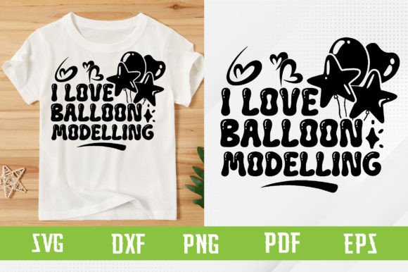 Download I Love Balloon Modelling Svg Design - Modelling Collection