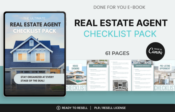 Download Real Estate Agent Checklist Pack, Canva - Estate Collection