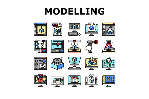 Download 3d Modelling Software and Device Icons - Premium Resources
