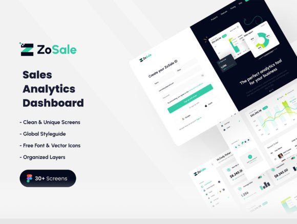 Download ZoSale-Sales Analytics Dashboard - Sale Collection
